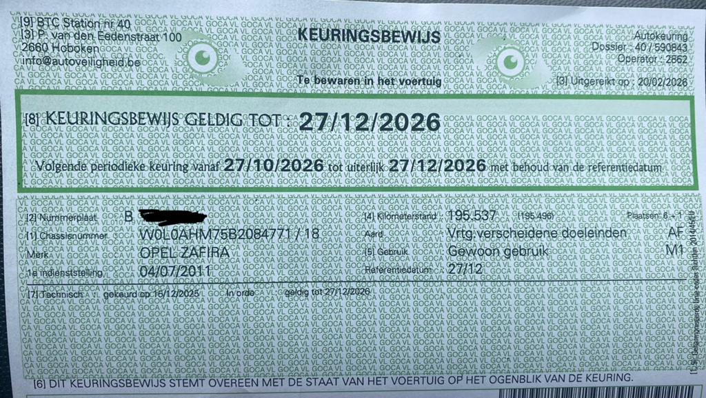 Opel Zafira b te koop € 2800, Autos, Euro 5, Achat, Particulier, Zafira