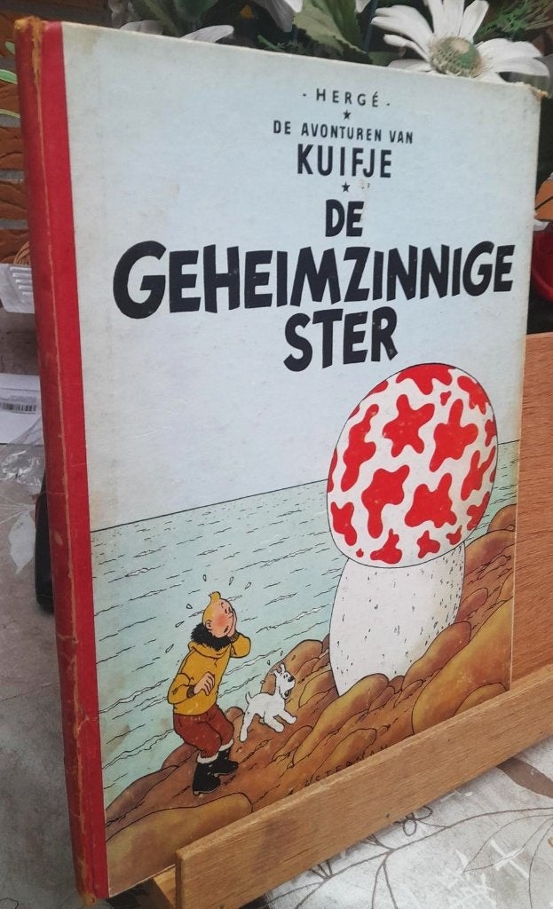 Hardcover Kuifje de geheimzinnige ster, Eén stripboek, Ophalen of Verzenden, Gelezen, Herge