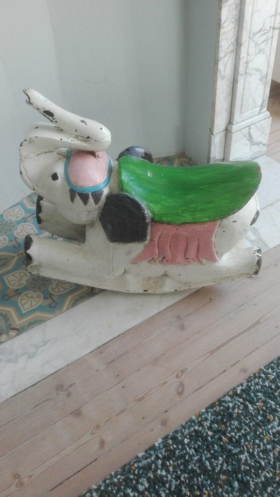 schommel olifant, Ophalen, Gebruikt