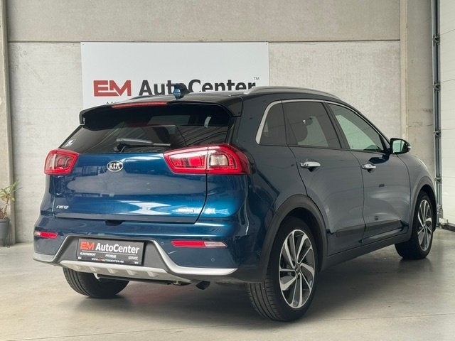 Kia Niro 1.6 GDI HEV Automaat-LED-Acc-Camera-Leder-JBL-Gps.., Auto's, Kia, Blauw, Leder, Bedrijf, 5 zetels