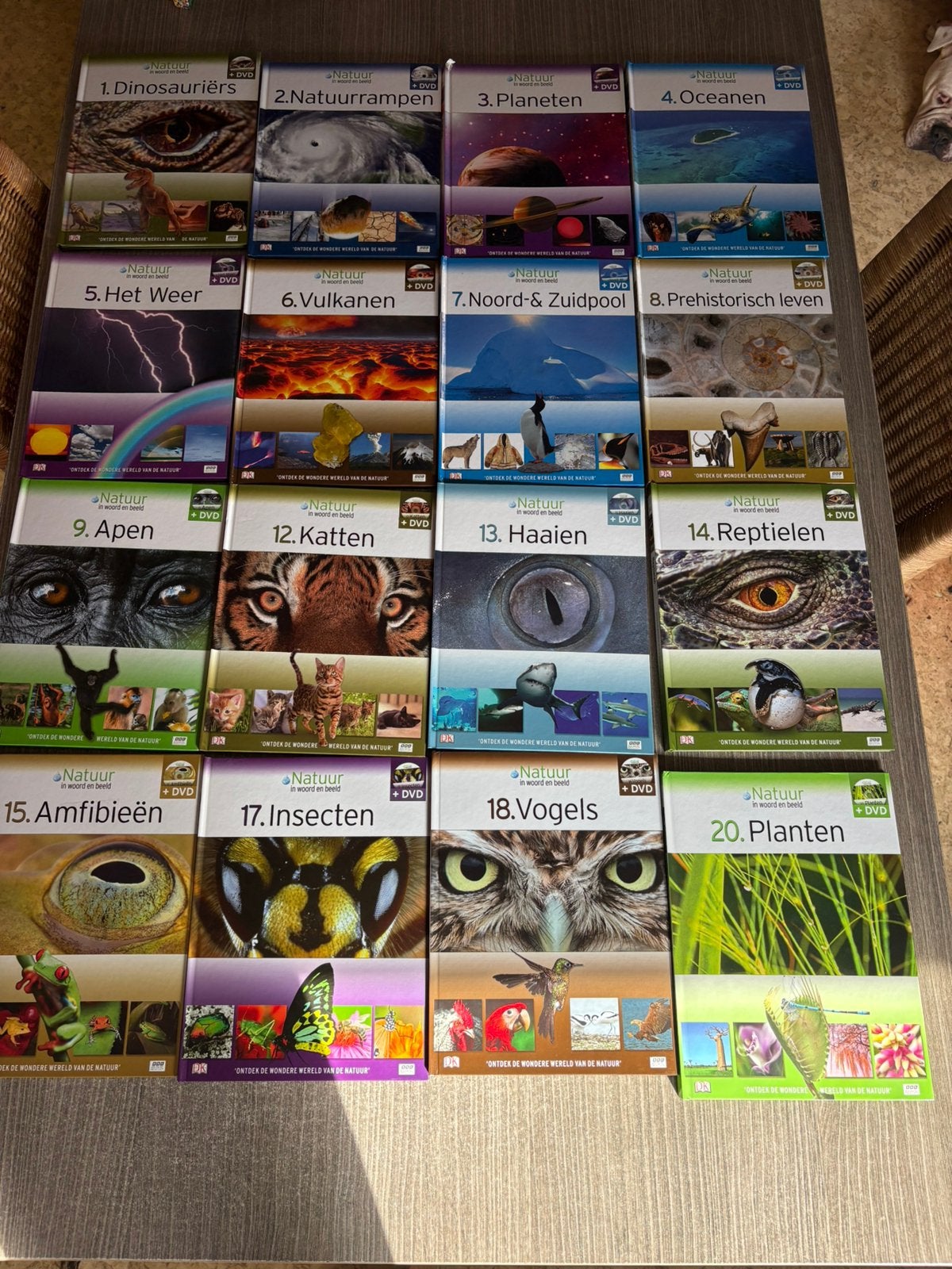 Natuur in Woord en Beeld – 16 boeken inclusief DVD’s, Enlèvement, Utilisé, Nature en général