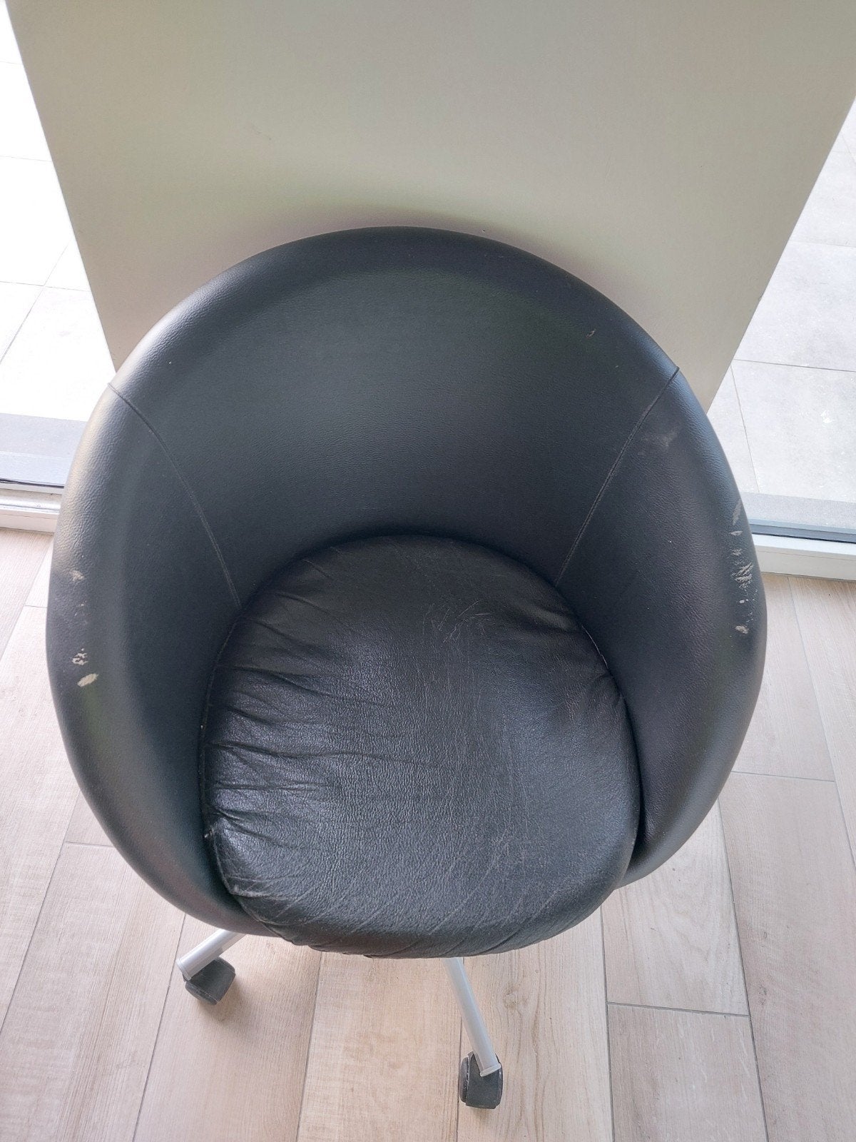 bureaustoel - chaise de bureau, Ophalen, Gebruikt, Zwart, Bureaustoel