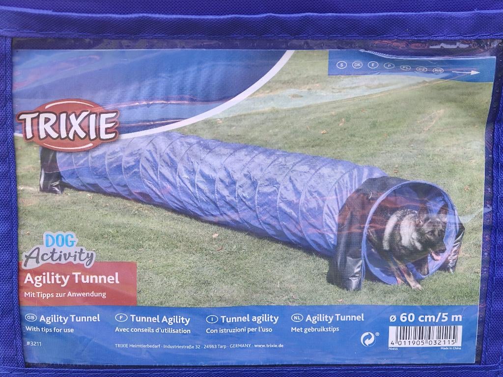 Trixie agility tunnel in zeer goede staat, Ophalen, Zo goed als nieuw, Behendigheidspeelgoed