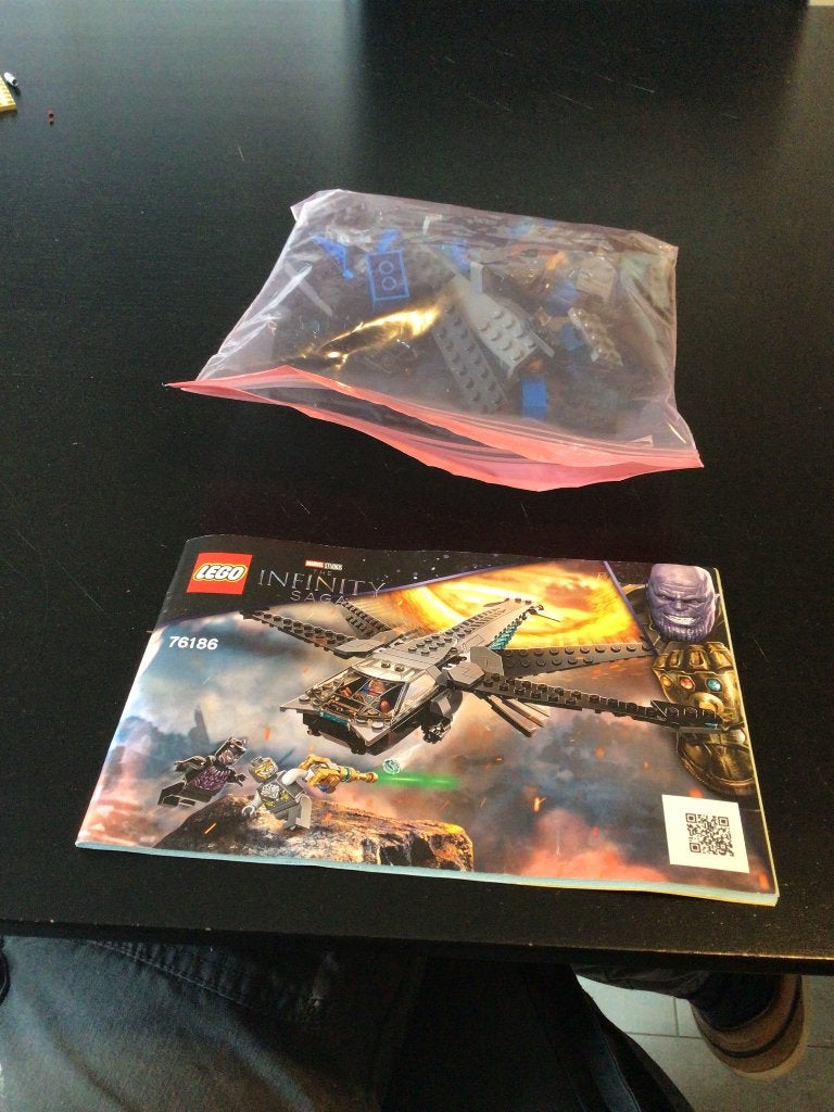 Lego marvel avengers black panther dragon flyer - 76186, Ophalen, Marvel, Lego, Zo goed als nieuw
