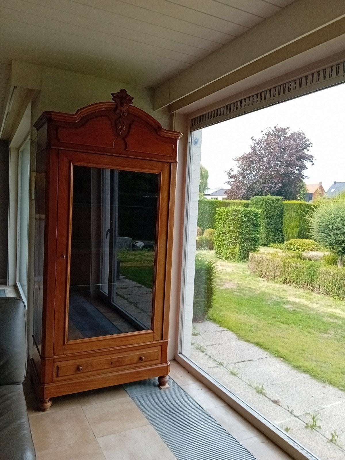 vitrine, Ophalen