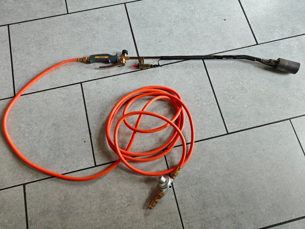 Désherbeur thermique à gaz + tuyau Hozelock Thermal Weeder, Jardin & Terrasse, Enlèvement, Comme neuf