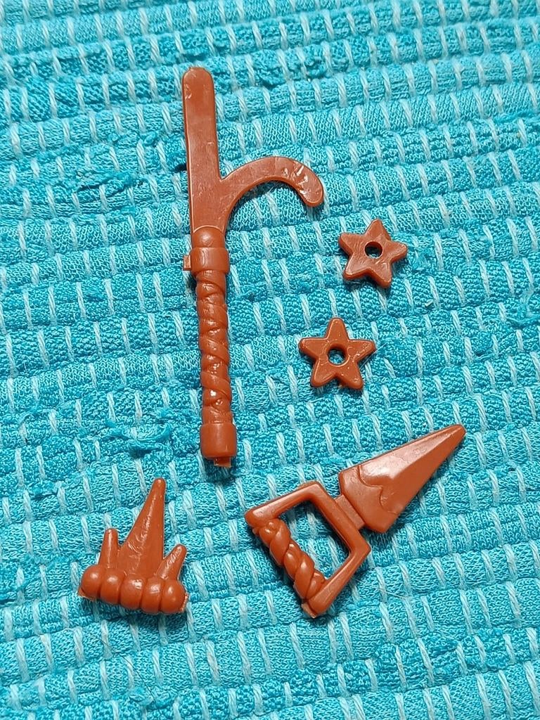 originele oranje plastic accessoires uit de vintage Teenage, Ophalen of Verzenden
