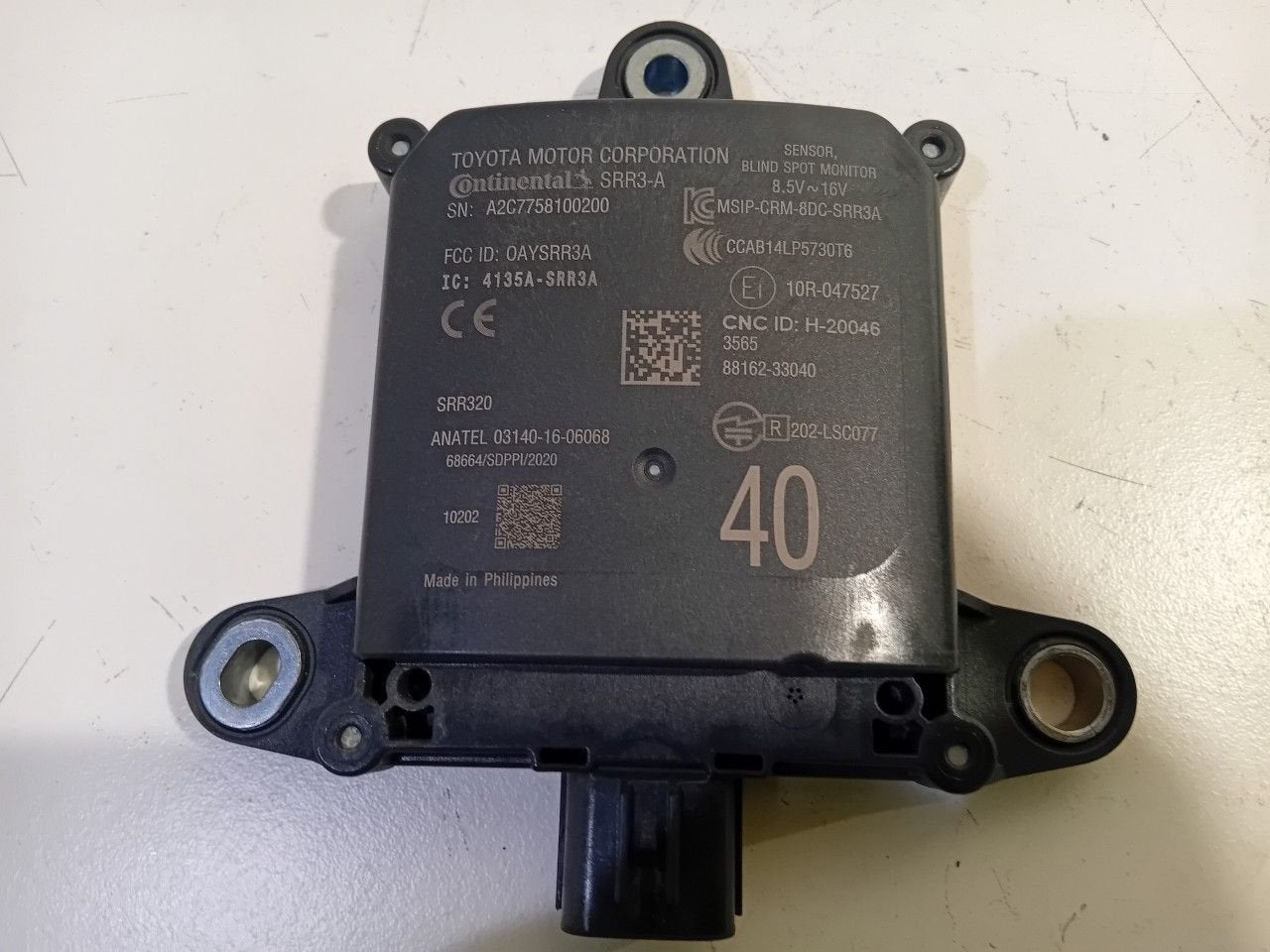 Sensor Lexus ES, Onderdelen@venauto.nl, Van der Ven Autorecycling B.V., Ettenseweg 76, 4706 PB Roosendaal, The Netherlands, Enlèvement ou Envoi