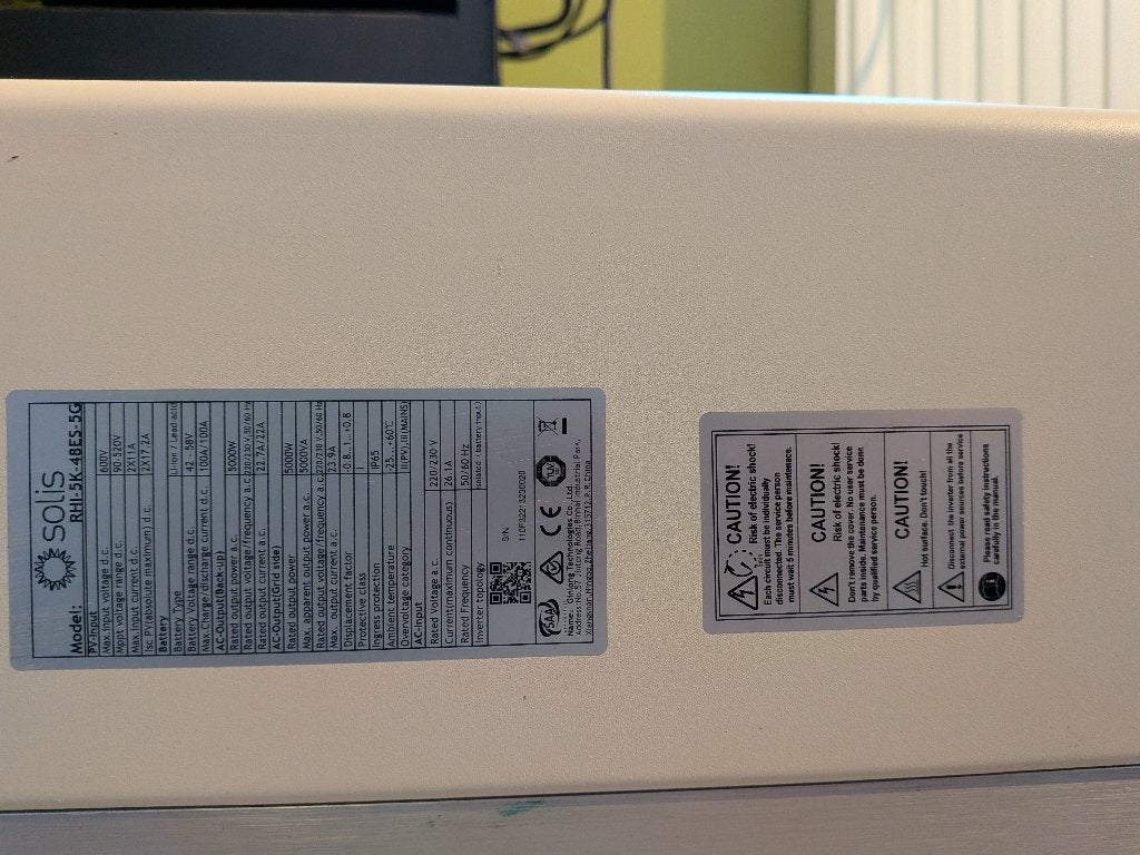 omvormer en thuisbatterij, Ophalen, Zo goed als nieuw