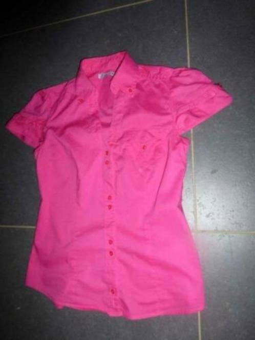 bloesjes korte mouw(pepe jeans 72,spirituel..)fuchsia,zwart, Kleding | Dames, Topjes, Gedragen, Maat 38/40 (M), Zwart, Korte mouw