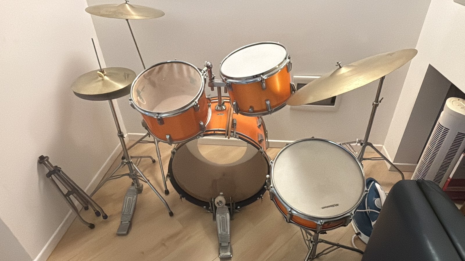 Vintage drumtoestel - prijs overeen te komen, Ophalen, Gebruikt