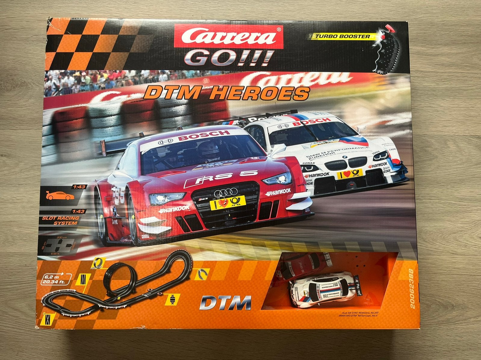 Carrera GO!!! DTM Heroes autobaan - zo goed als nieuw!, Neuf, Carrera, Enlèvement, Circuit
