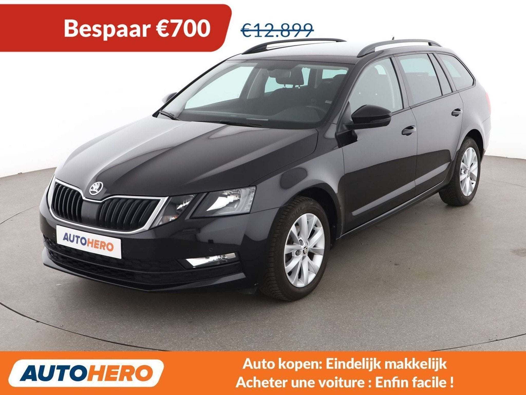 Skoda Octavia 1.6 TDI Ambition (bj 2019), Auto's, Voorwielaandrijving, Stof, Gebruikt, 116 pk