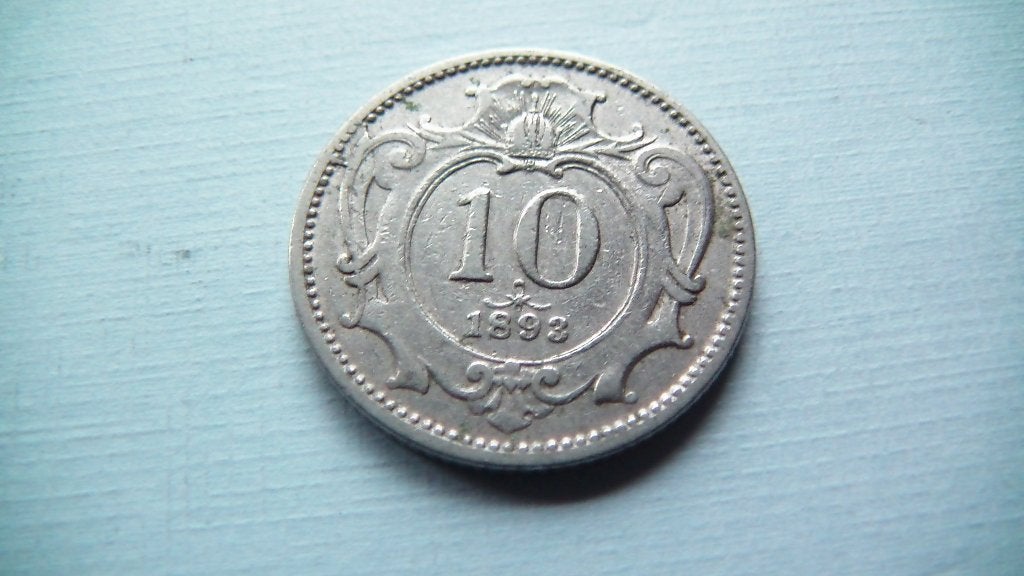 autriche 10 heller 1893, Enlèvement, Autriche