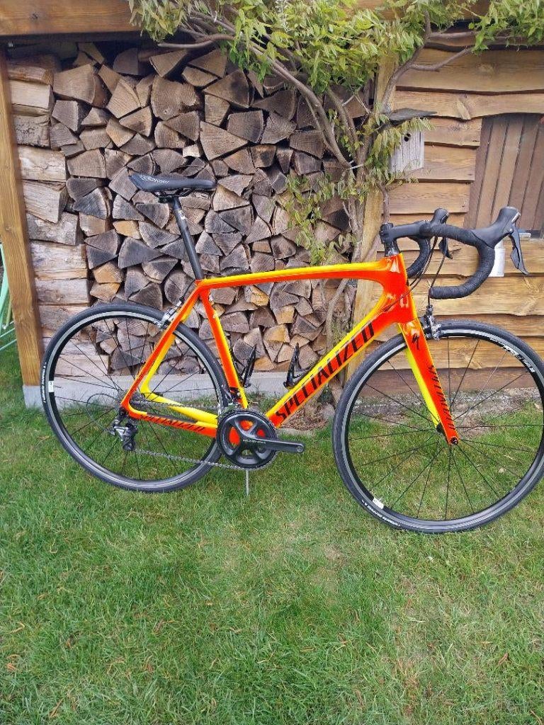 Spécialized Tarmac, Vélos & Vélomoteurs, 10 à 15 vitesses, Comme neuf, Enlèvement, 53 à 57 cm