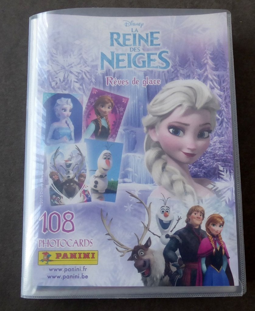 Classeur Photocards Panini Reine des Neiges + 89 images 2015, Enlèvement ou Envoi