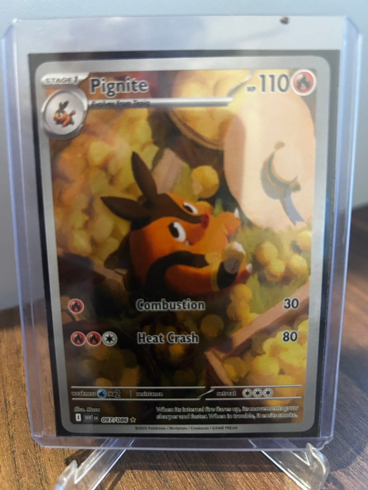 Pokemon pignite white flare, Ophalen of Verzenden, Zo goed als nieuw, Booster
