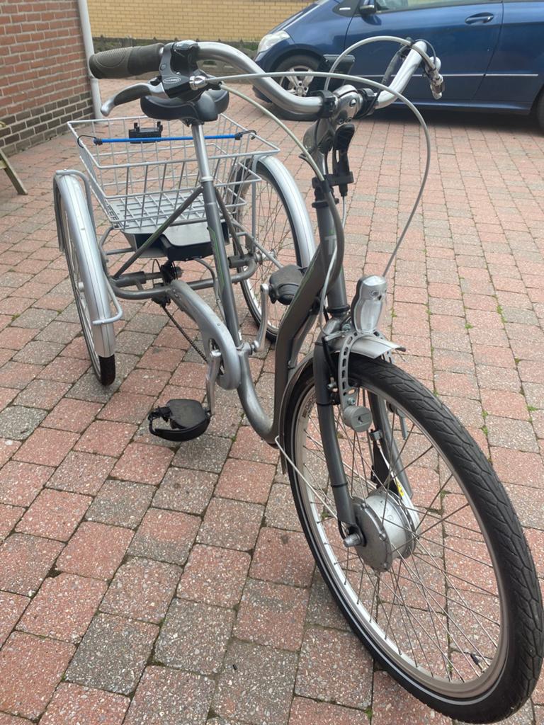 Electrische driewieler fiets verlaagde instap, Ophalen, Zo goed als nieuw