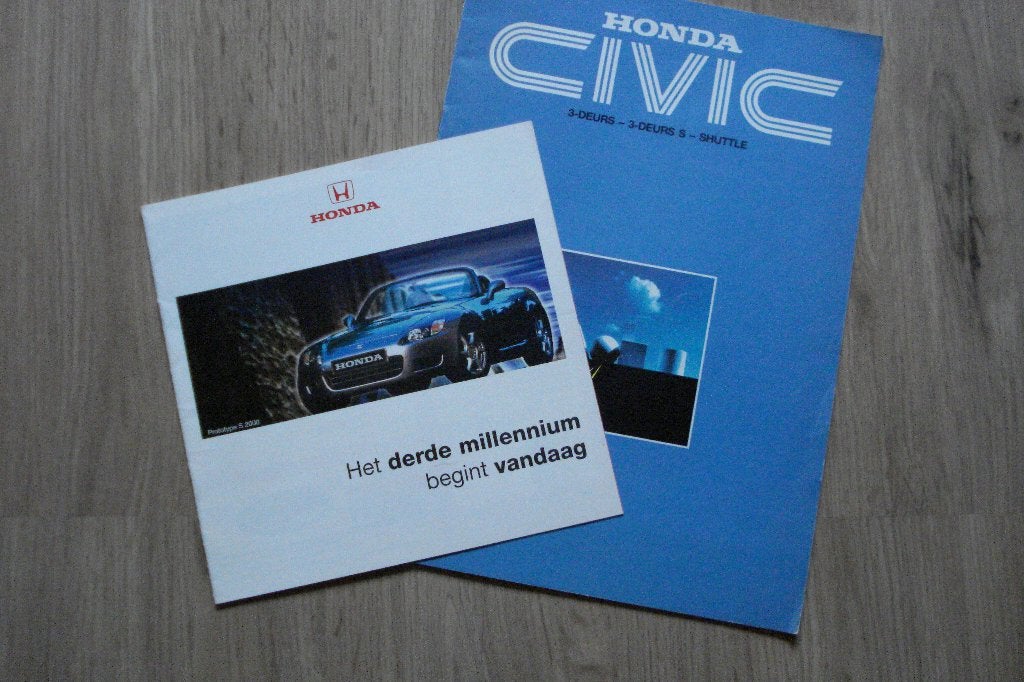 Brochure Honda Civic, Boeken, Gelezen, Honda, Ophalen of Verzenden, Honda