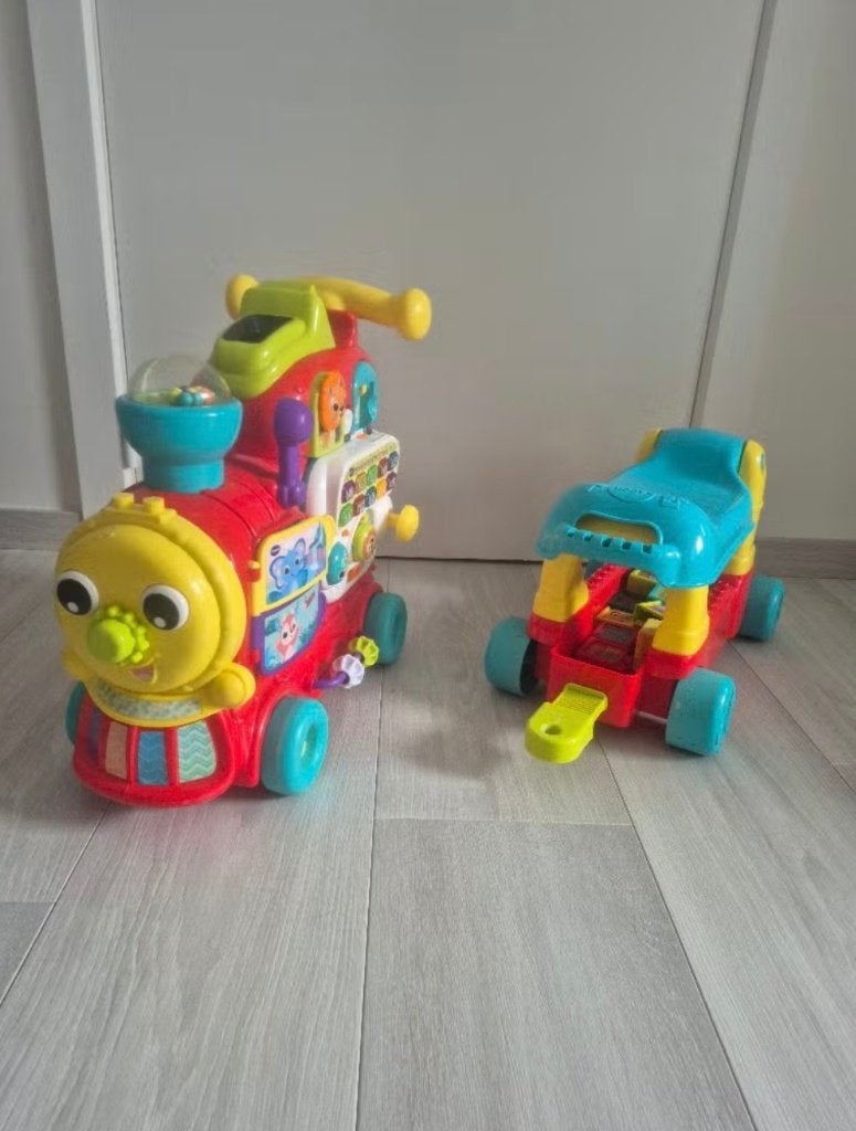 Speeltrein en loopwagen, Ophalen, Zo goed als nieuw