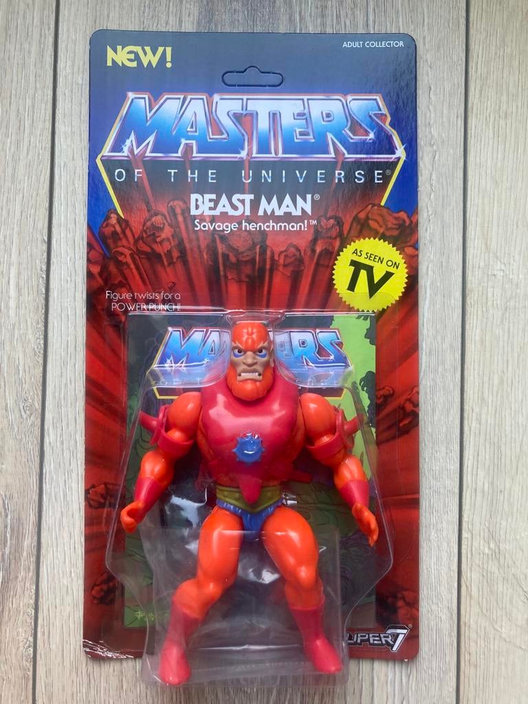 Masters of the universe beastman, Kinderen en Baby's, Speelgoed | Actiefiguren, Verzenden, Zo goed als nieuw