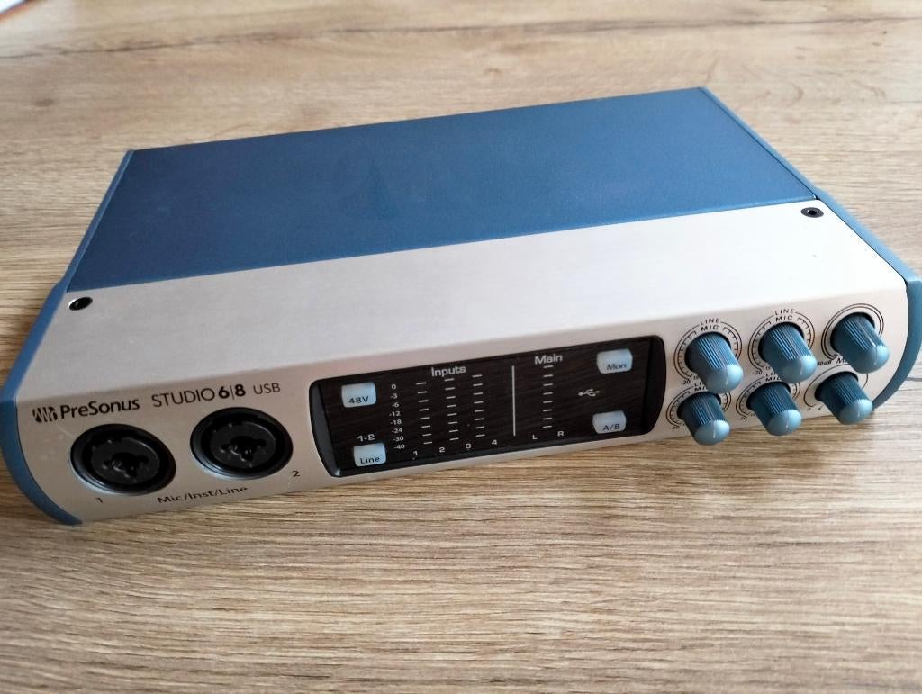 Presonus STUDIO 6/8 audio-interface, Audio, Tv en Foto, Ophalen, Zo goed als nieuw, Audio