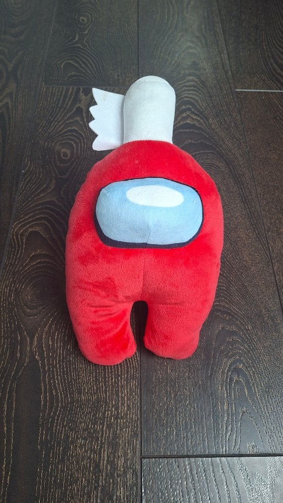 Peluche Crewmate rouge Among Us — Bonnet en papier toilette, Enlèvement ou Envoi, Comme neuf