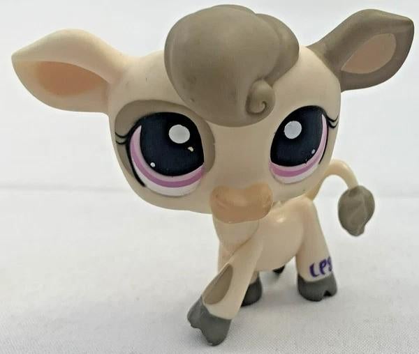 LPS Hasbro 1351 Koe Kalf Figuur Scoops n Shake Shop 2010, Verzenden, Zo goed als nieuw