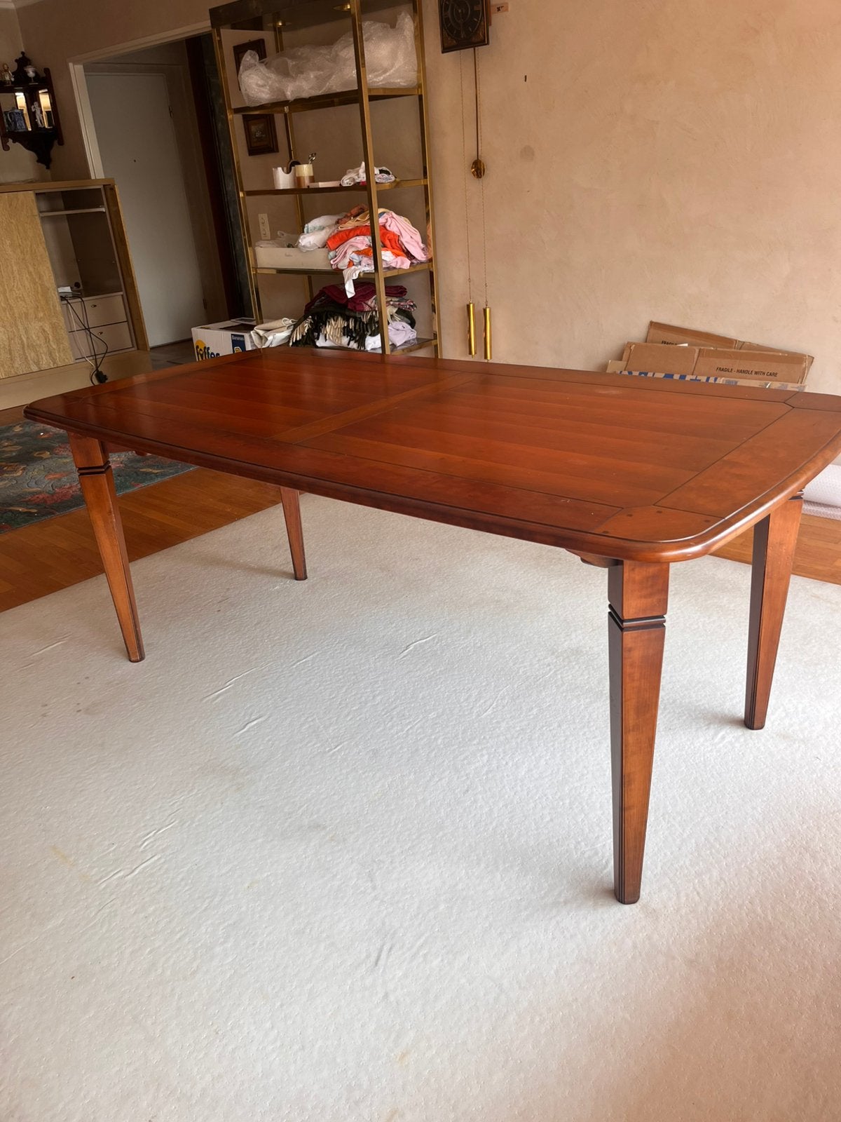 Eetkamerset met Tafel met 6 stoelen, Huis en Inrichting, Tafels | Eettafels, Ophalen, Gebruikt