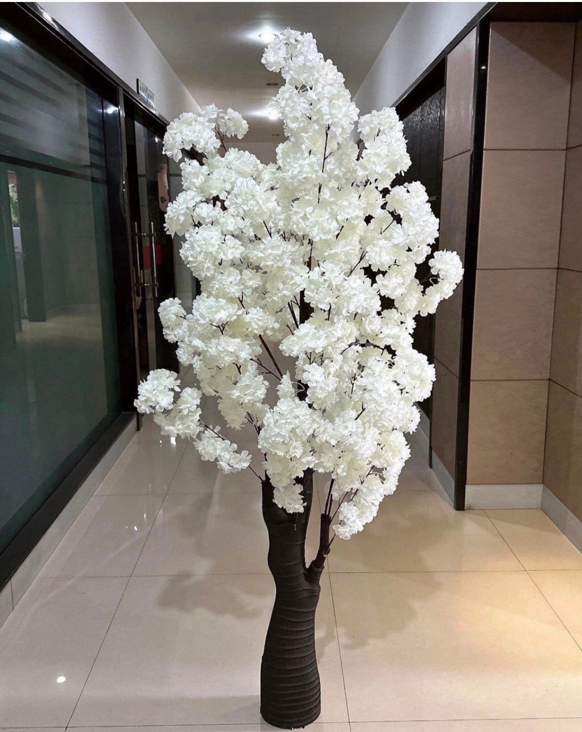 Bloesemboom, Binnen, Beige, Nieuw, Kunstbloesem