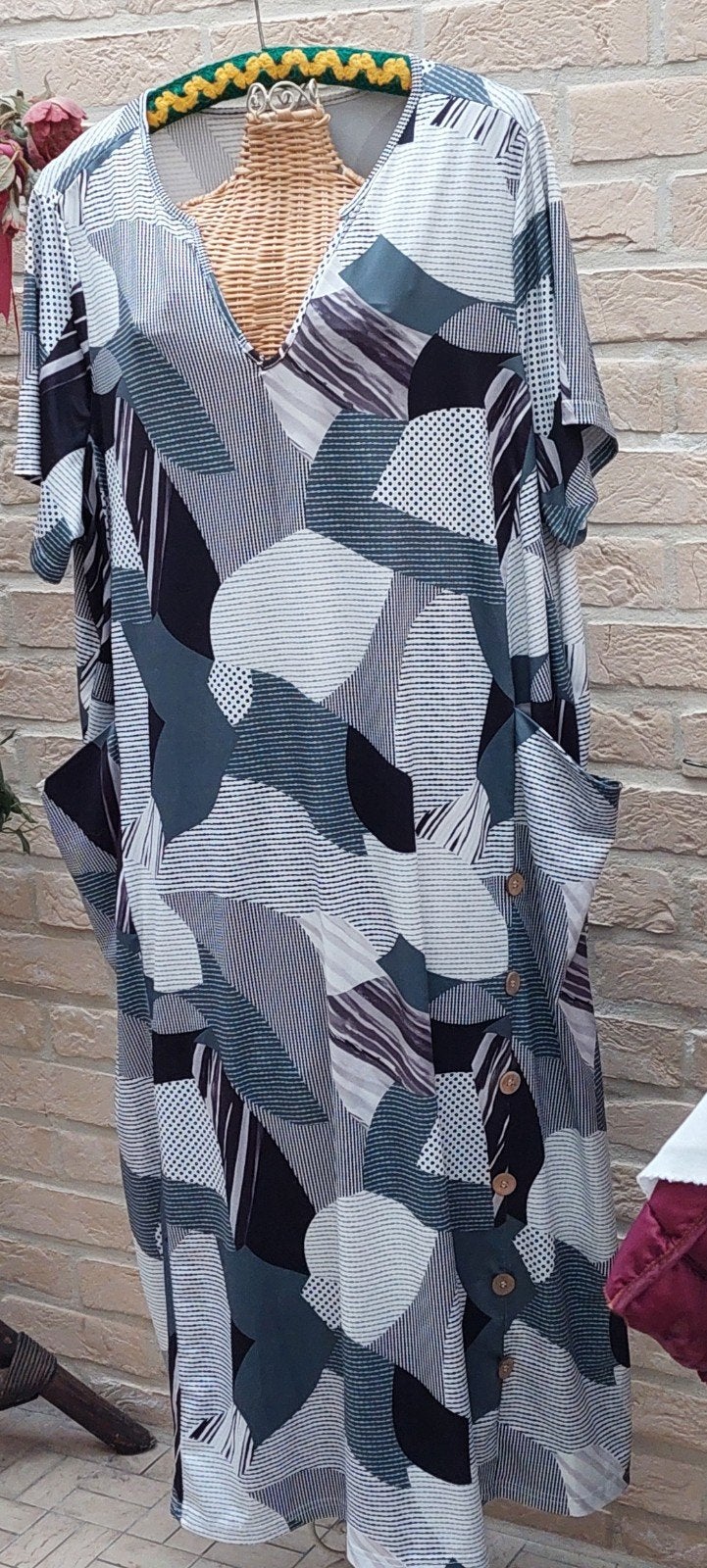 lang kleedje 3xl shein, Vêtements | Femmes, Grandes tailles, Enlèvement ou Envoi, Comme neuf, Robe, Multicolore