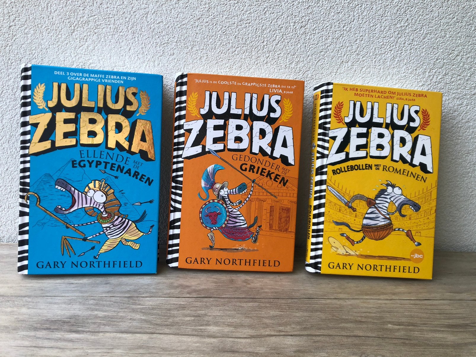 Julius Zebra - 3 boeken, Ophalen, Zo goed als nieuw