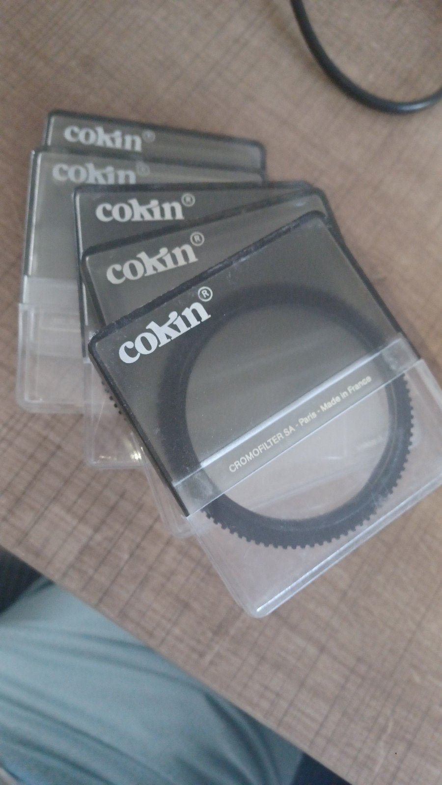 5 cokin fiters met houder, Ophalen, Zo goed als nieuw, Cokin, Inclusief filterhouder