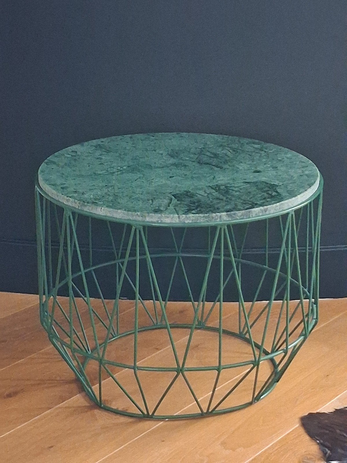 bijzet tafel groen marmer, Ophalen