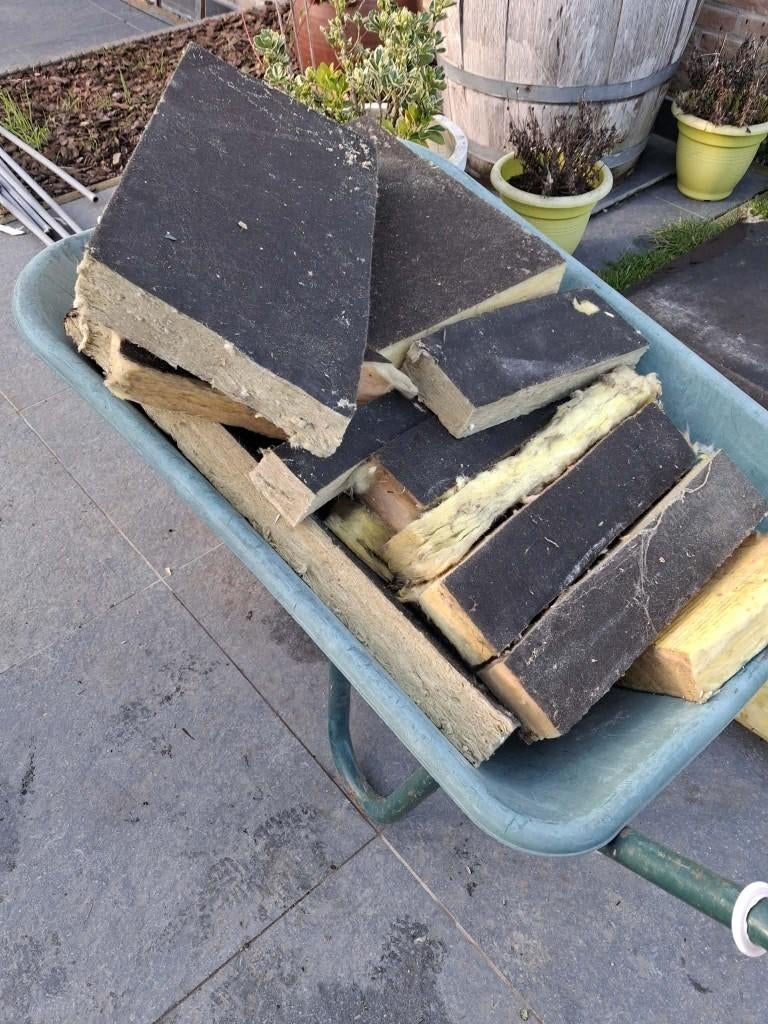 isolatie gratis alles meenemen, liefst vandaag ophalen, Doe-het-zelf en Bouw, Isolatie en Afdichting, Ophalen, Gebruikt