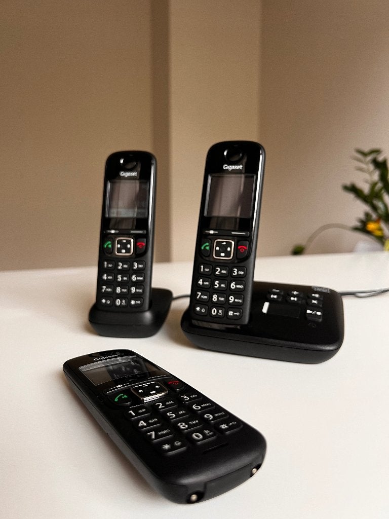 Gigaset AS690A set van 2 draadloze telefoons, Télécoms, Enlèvement