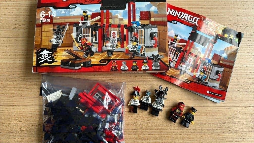 Lego Ninjago 70591, compleet, Gebruikt, Inclusief instructies, Lego, Ophalen of Verzenden