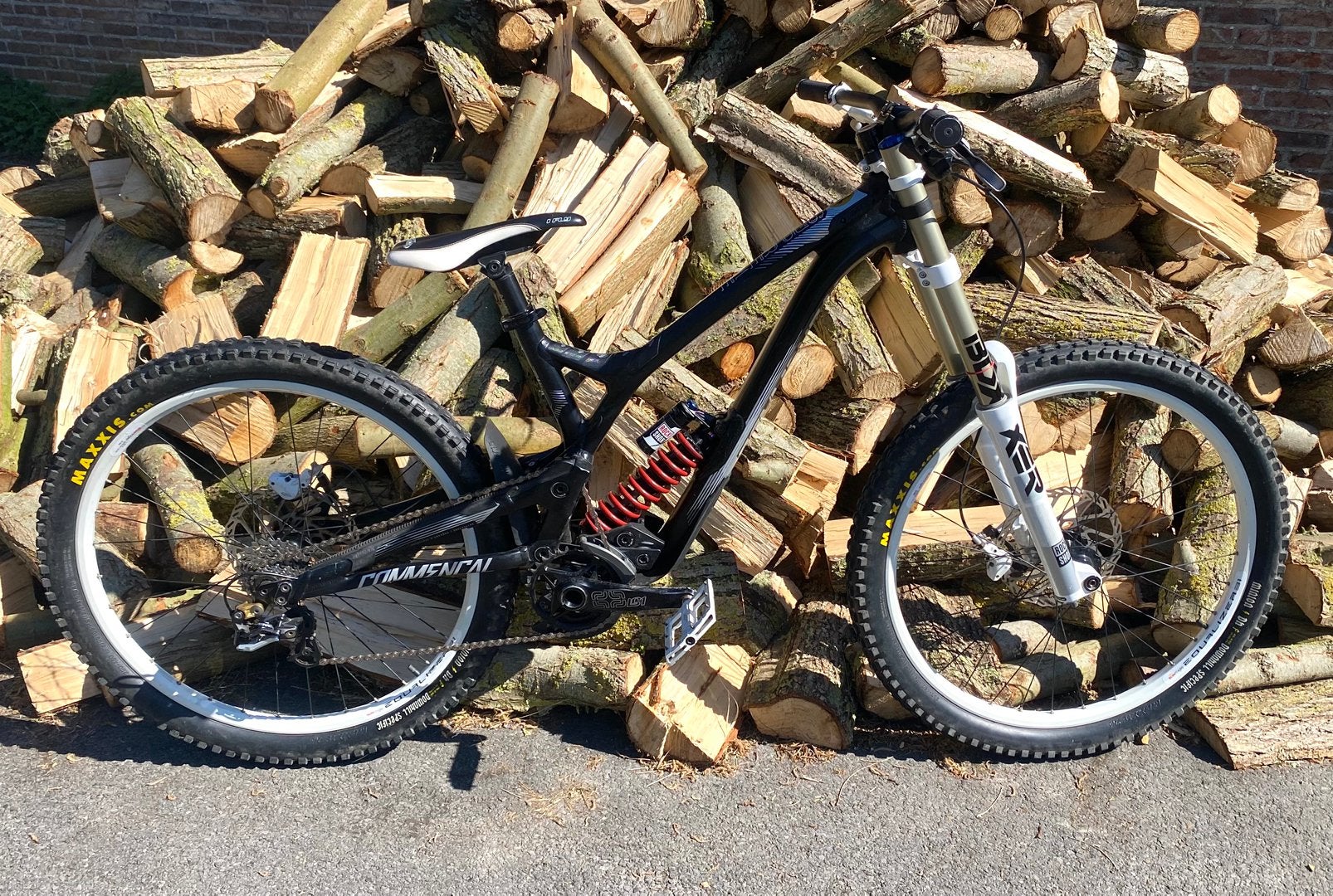 Commencal Supreme Downhill V 4.2 (M) custom, Gebruikt, Schijfrem, Ophalen, Overige merken
