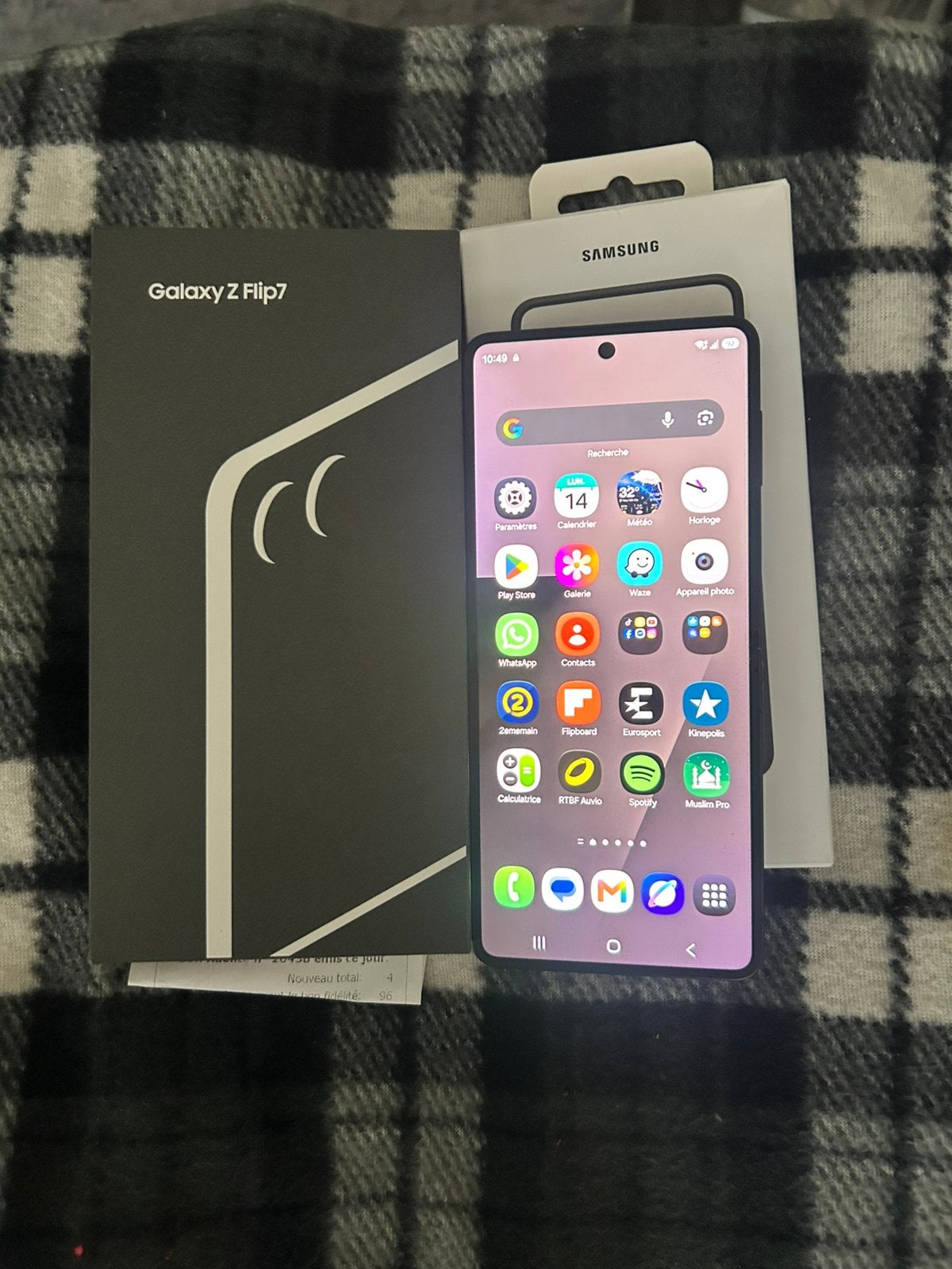 Samsung Z flip 7 noir, Télécoms, 256 GB, Enlèvement ou Envoi, Comme neuf, Noir