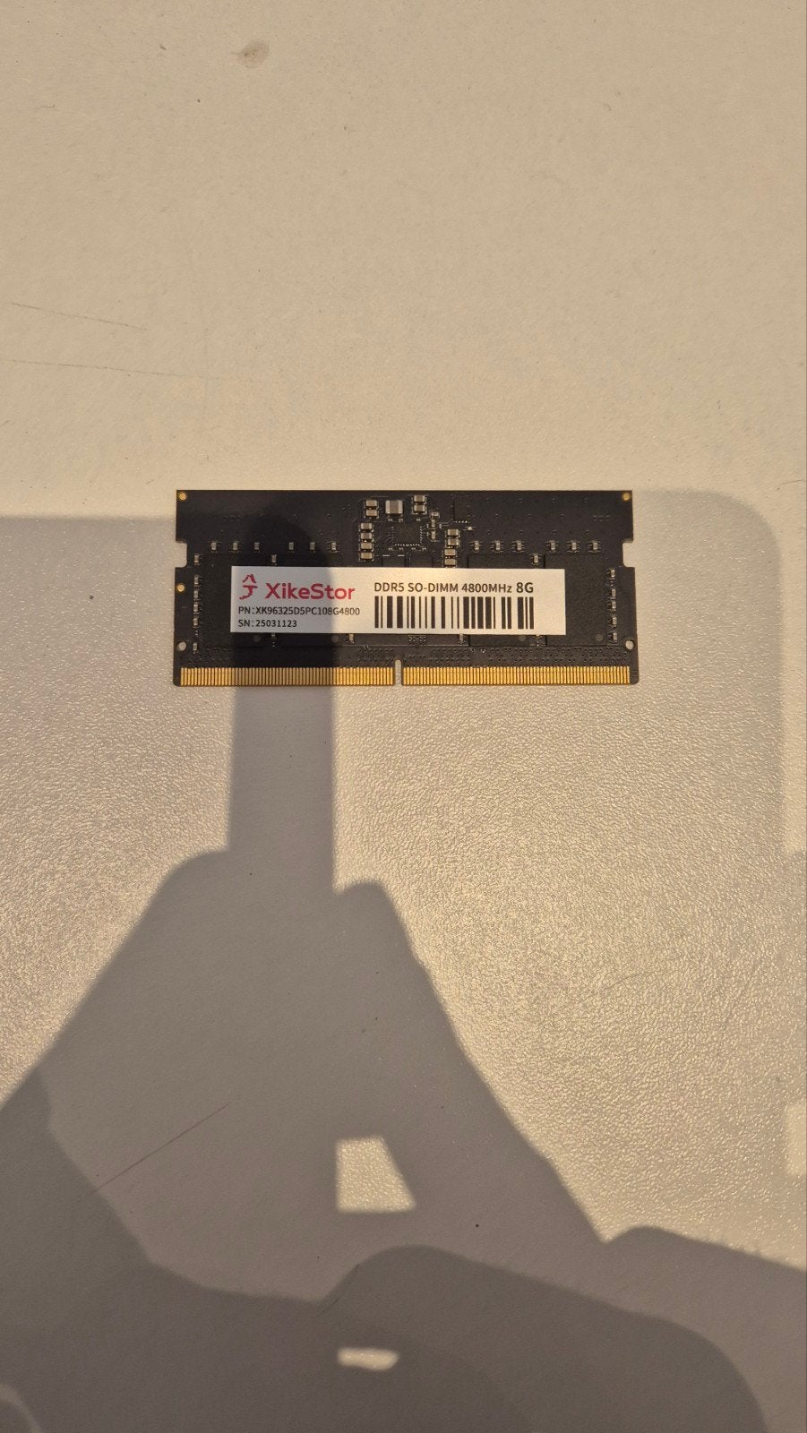 Ddr5 8gb geheugen/ram 4800mhz, Computers en Software, Ophalen, 8 GB, Zo goed als nieuw, DDR5