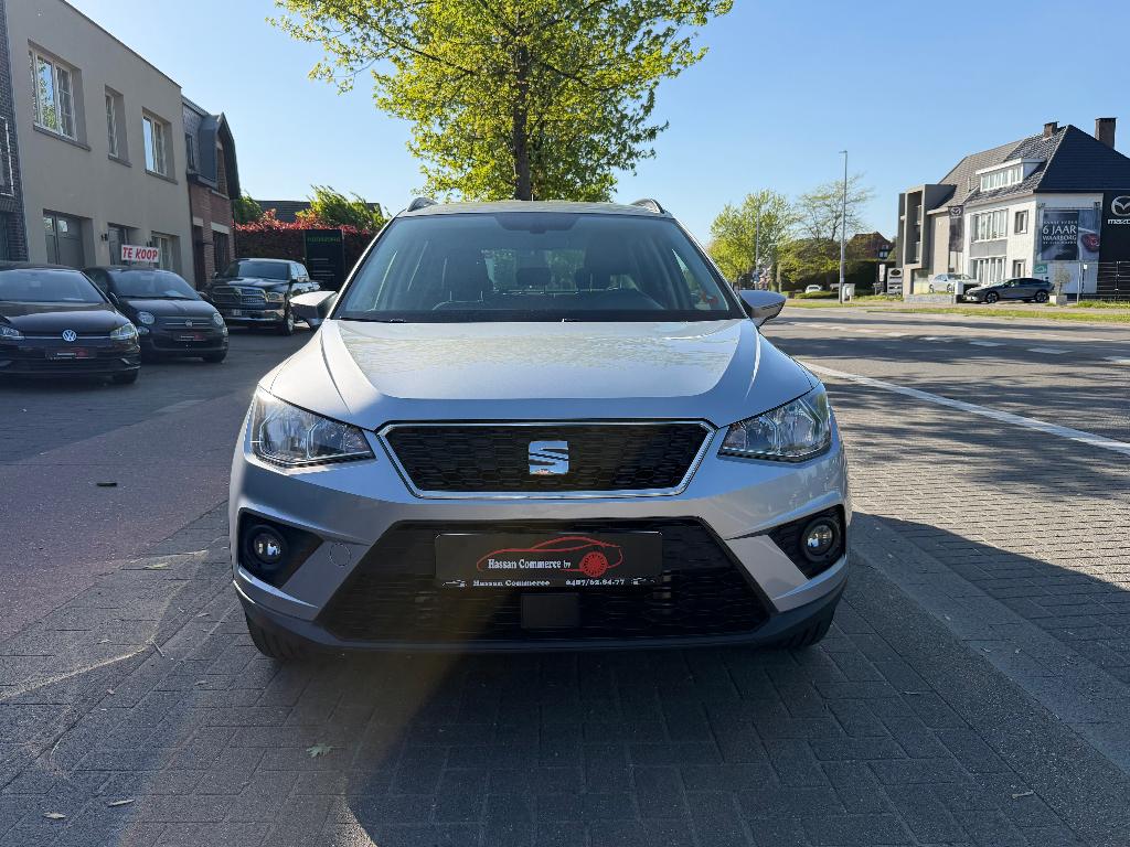 Seat Arona 1.0i 65.000Km 2018 Gps*Carplay 12m Garantie, Autos, Argent ou Gris, Entreprise, Garantie prolongée, Boîte manuelle