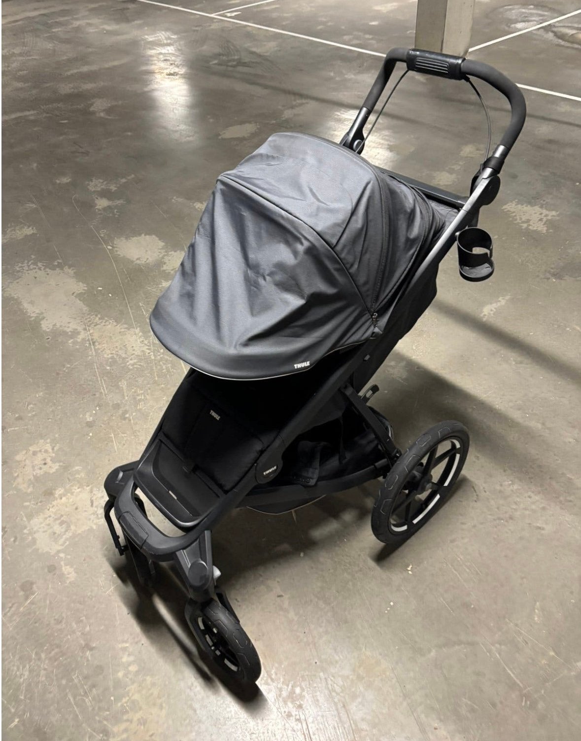 Thule urban glide 4, Ophalen, Zo goed als nieuw, Regenhoes