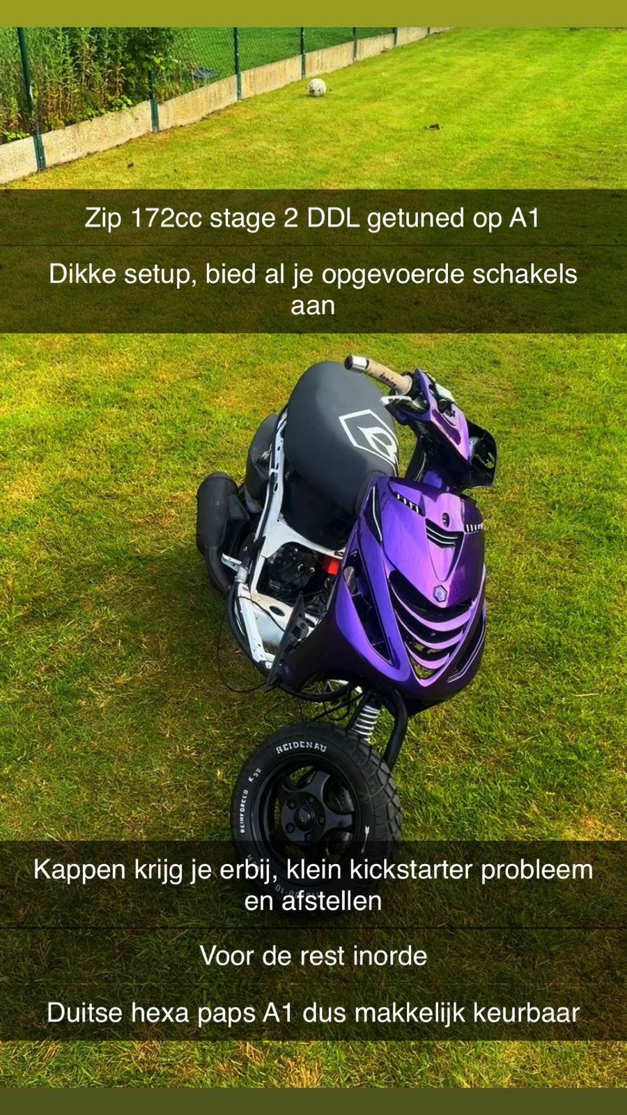 Piaggio zip 172cc A1, Vélos & Vélomoteurs, Scooters | Piaggio, Comme neuf, Zip, Enlèvement