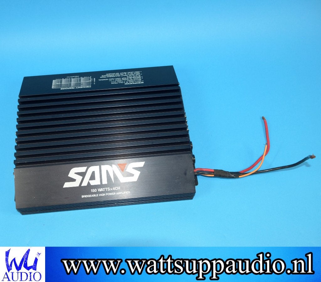 SAMS 150WattsX4 4 kanaals versterker / Vintage, Ophalen of Verzenden, Gebruikt
