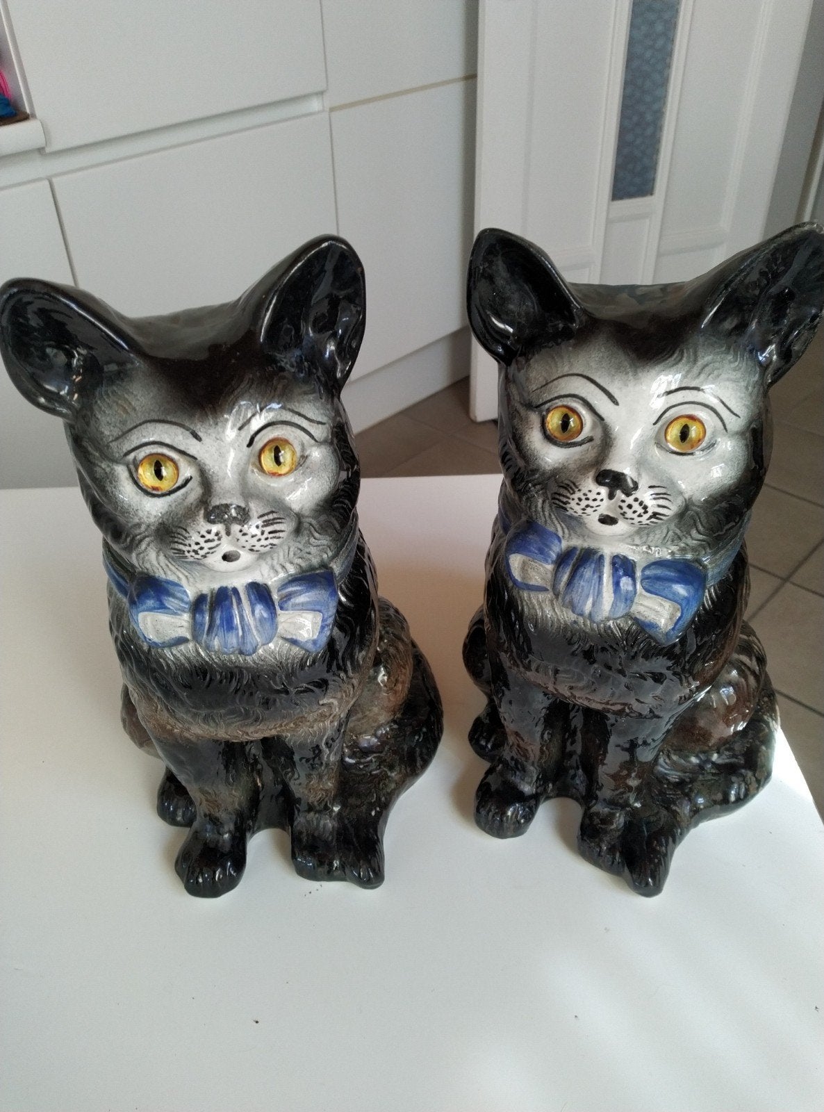 Bo'ness pottery Staffordshire katten, Ophalen of Verzenden