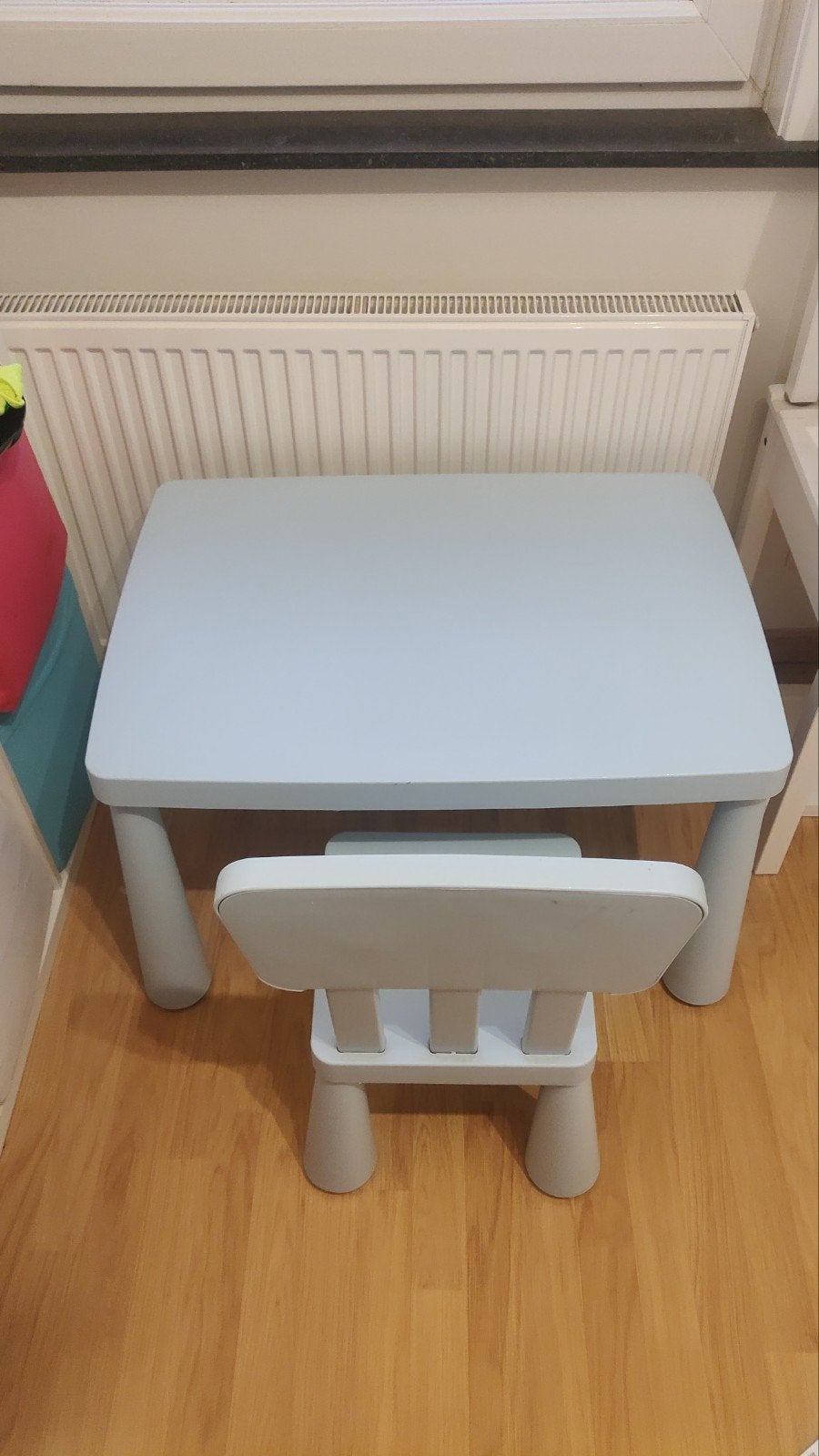 Ikea Mammut tafel en stoel kind, Enfants & Bébés, Enlèvement, Utilisé, Table(s) et Chaise(s)