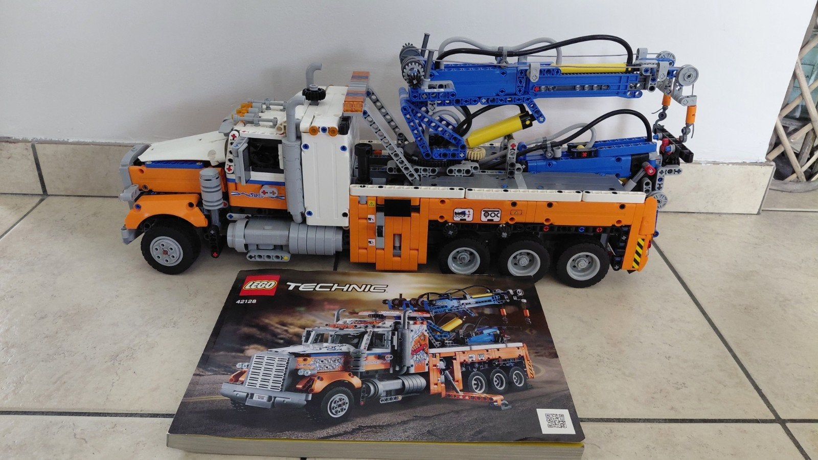 lego technic sleepwagen 42128, Ophalen, Lego, Inclusief instructies, Zo goed als nieuw