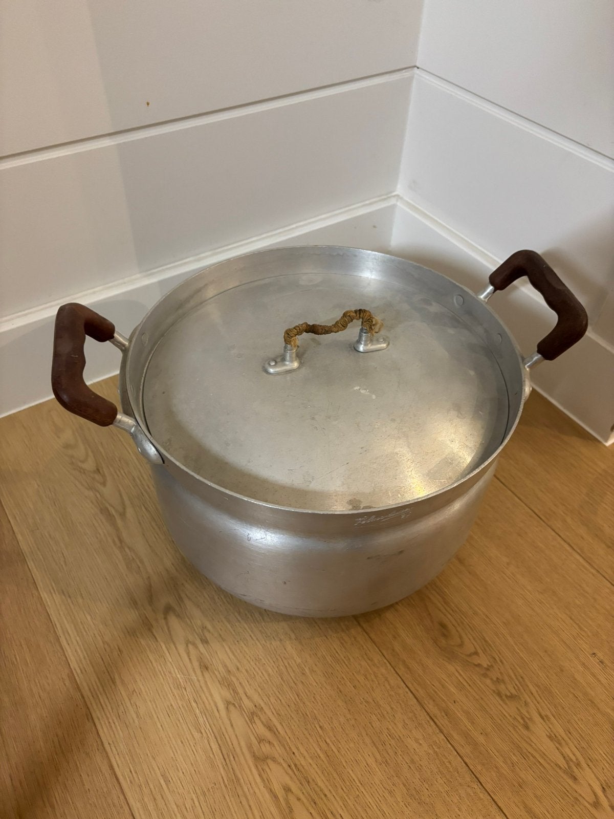 Grande casserole aluminium 20 cm de diametre 15 cm de haut, Ophalen of Verzenden, Gebruikt, Aluminium, Kookpan