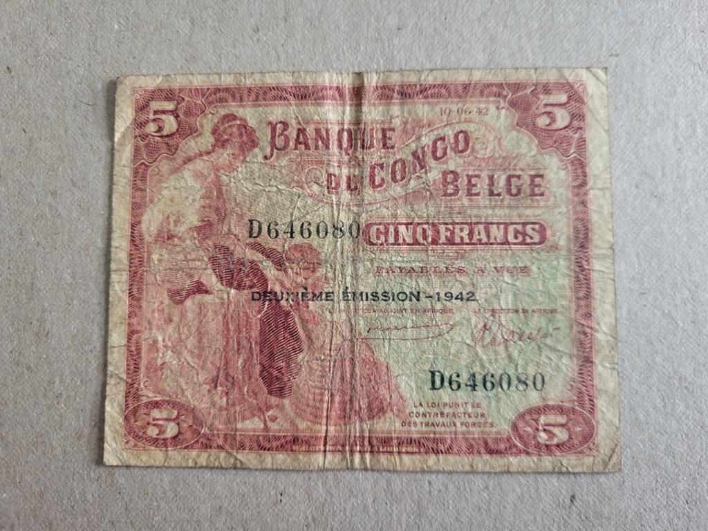 Belgisch-Congo-ticket, Ophalen of Verzenden