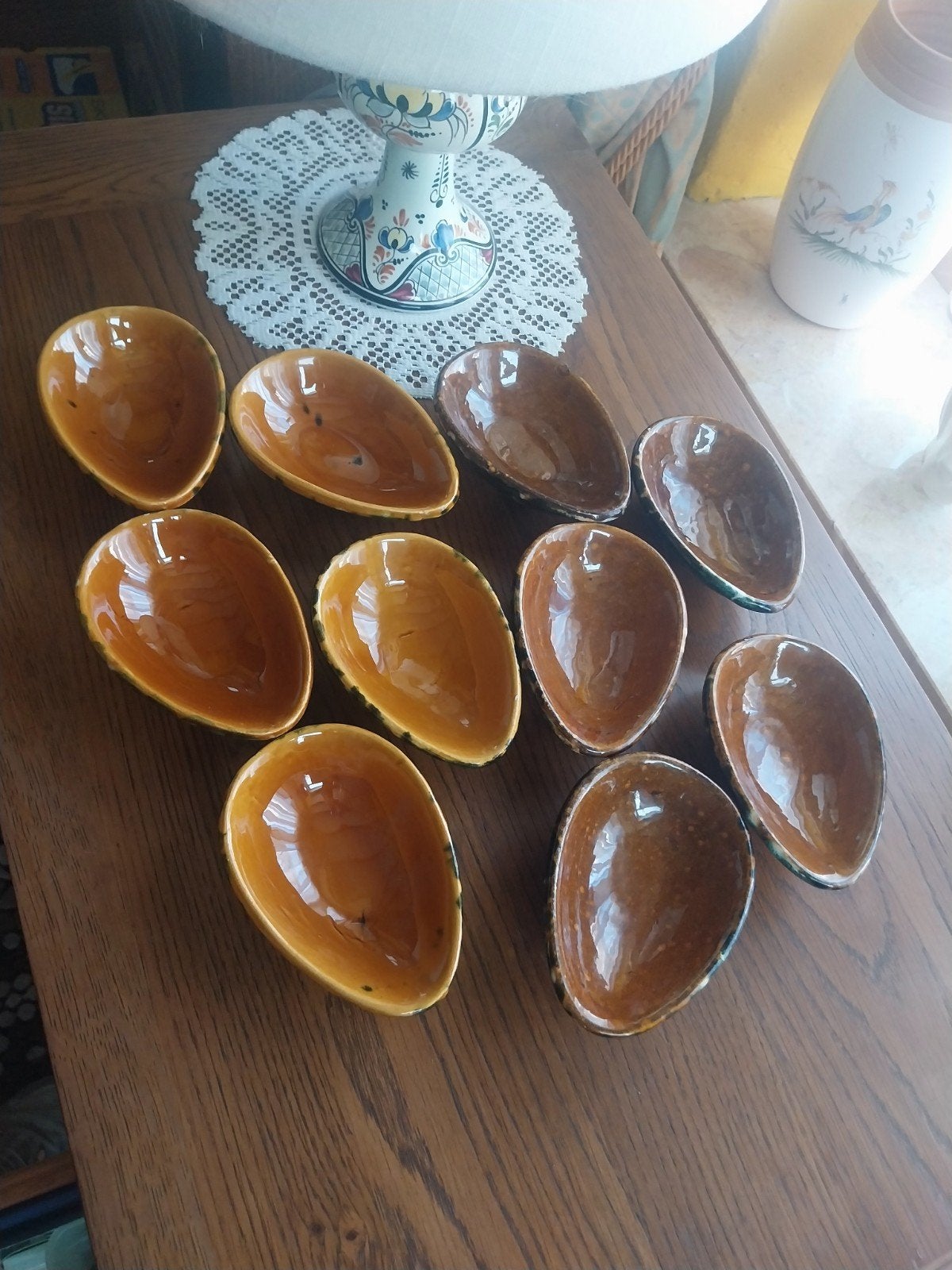 10 coupes à avocat / céramique sars poteries Maine / 12x8x4, Enlèvement